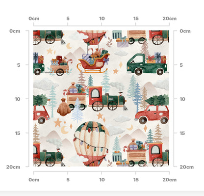 Christmas transport (white)