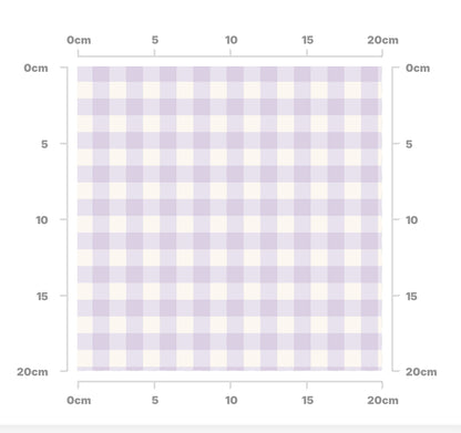 Lavender gingham