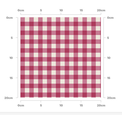 Red gingham