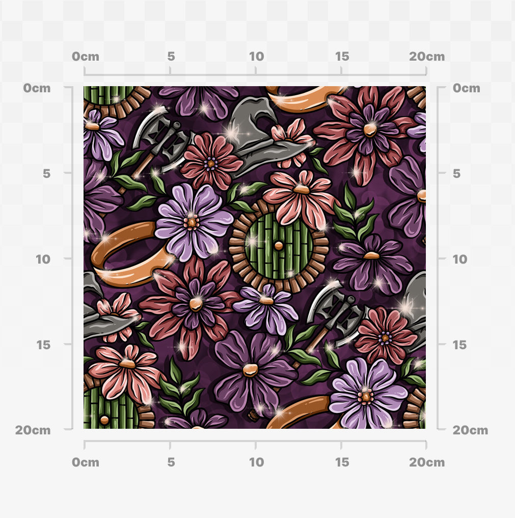 LOTR floral (purple)