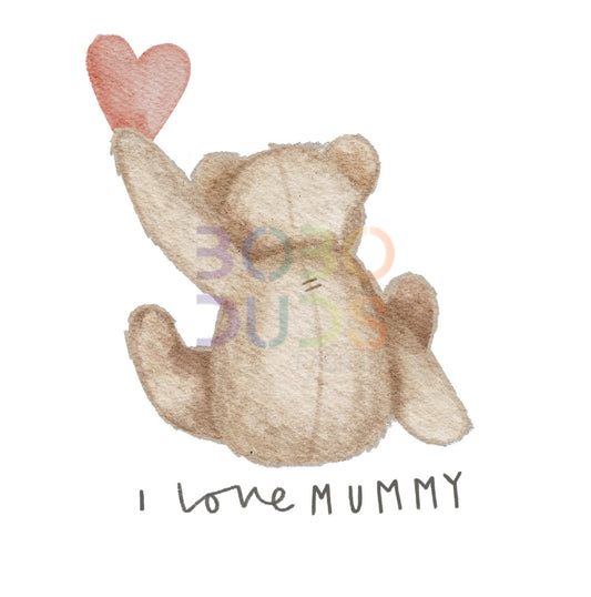 Saint I LOVE YOU MUMMY PNG Transfer