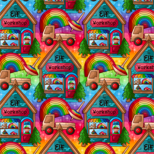 Rainbow toy shop