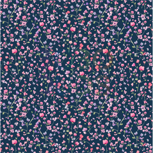 Mini floral navy