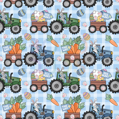 Gingham tractor