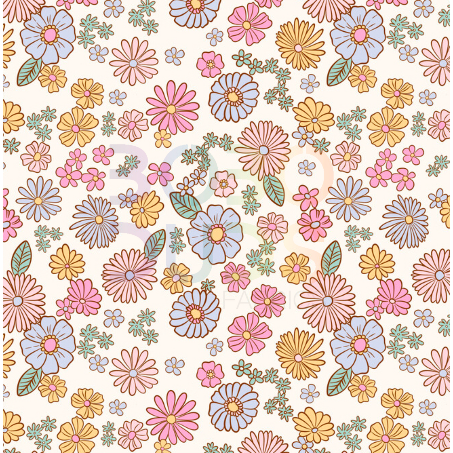 Spring pastel floral