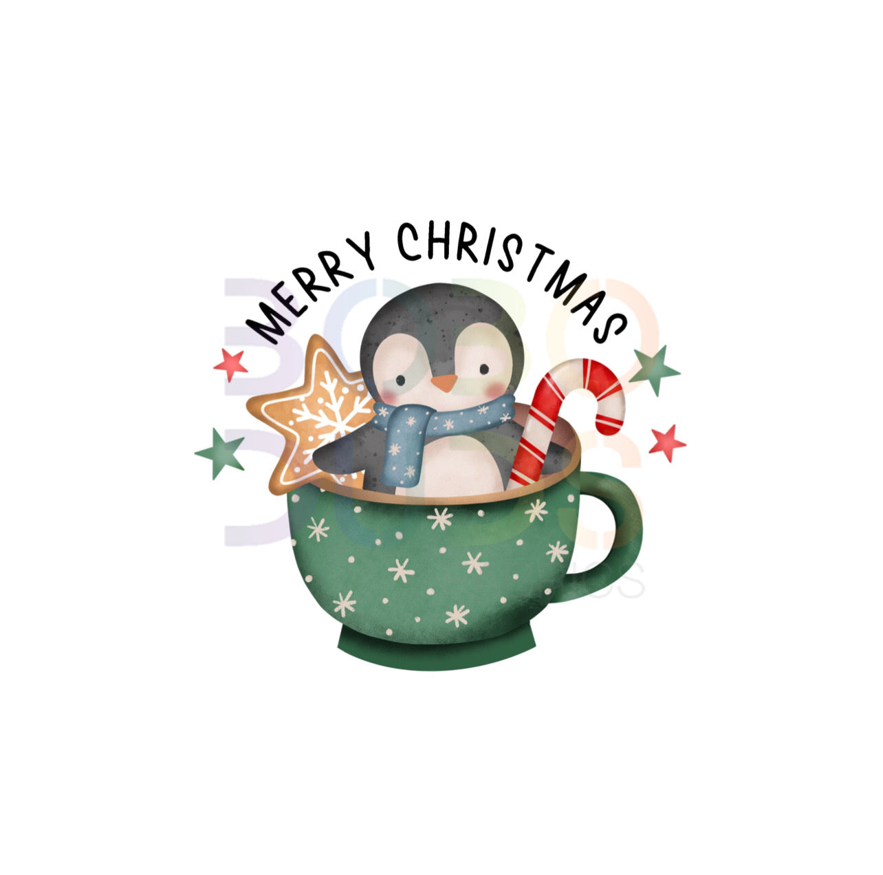 Cosy cups (penguin) (PNG Transfer)