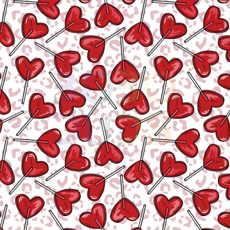 Heart lollies