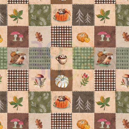 Plaid stitched