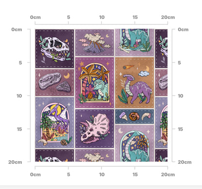 Dino quilt mystic