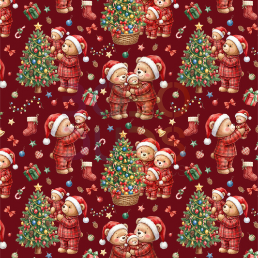 Teddies christmas (red)
