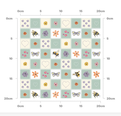 Spring gingham patch