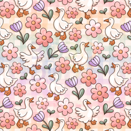 Floral goose
