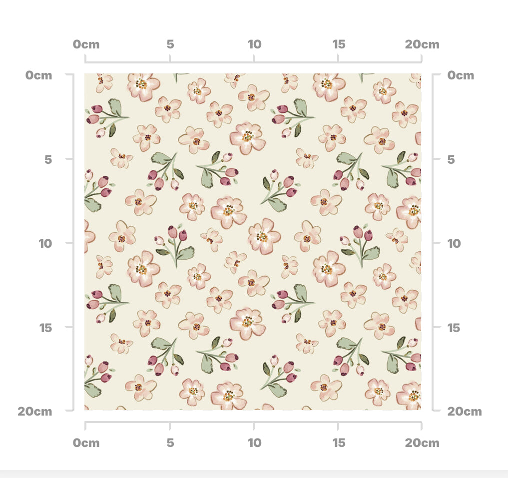 Cranberry combi floral
