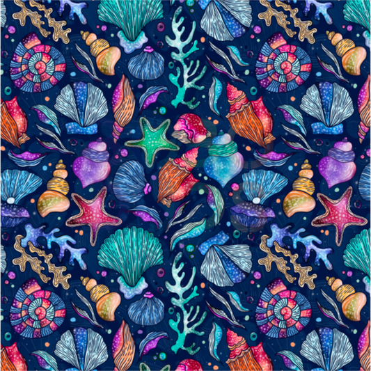 Rainbow seashells