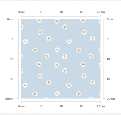 Butter daisy blue