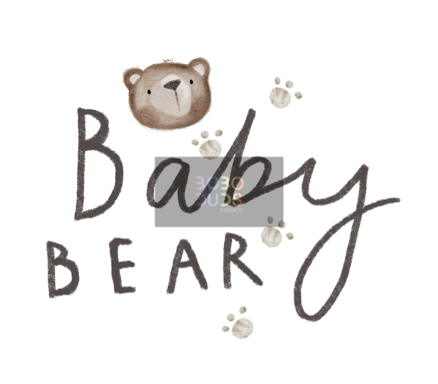 Baby bear PNG transfer