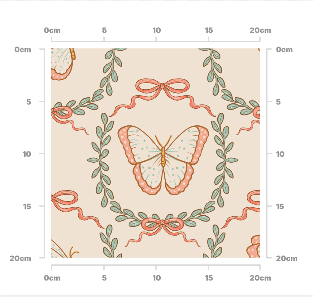 Tea butterflies and bows