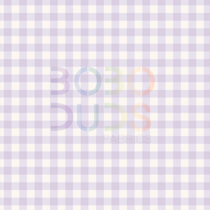 Lavender gingham