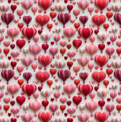 Floating hearts