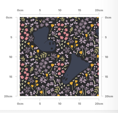 Floral spooks (denim)