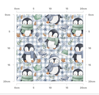 Gingham penguins