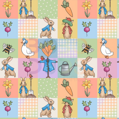Cute rabbit quilt