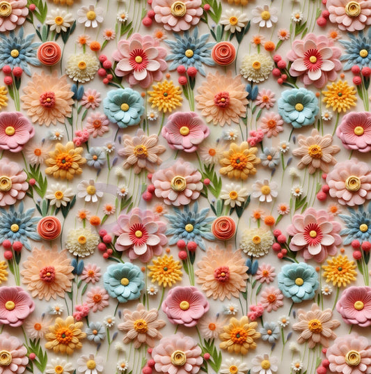 3D spring floral