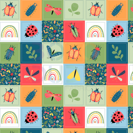 Neutral Rainbow quilt