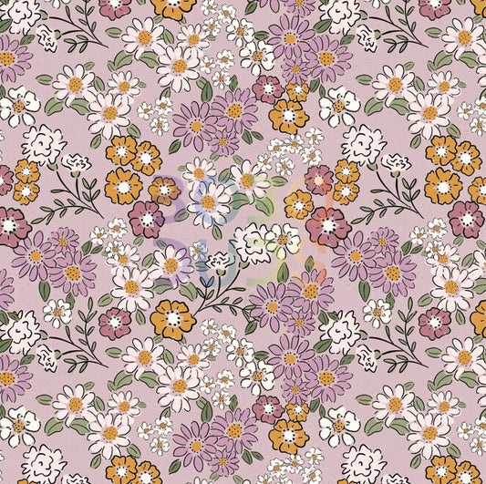 Candy floral (mauve)