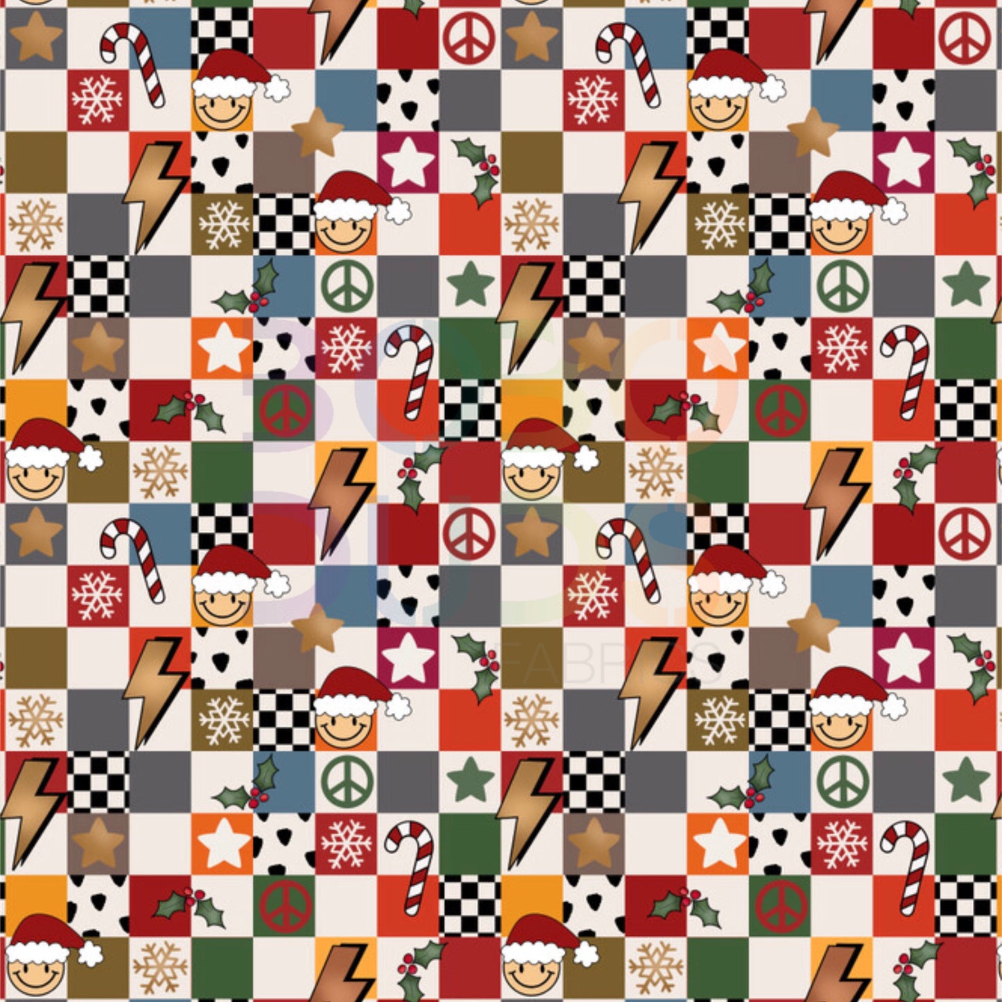 Mini Christmas checker