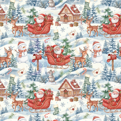 Santa sleighing