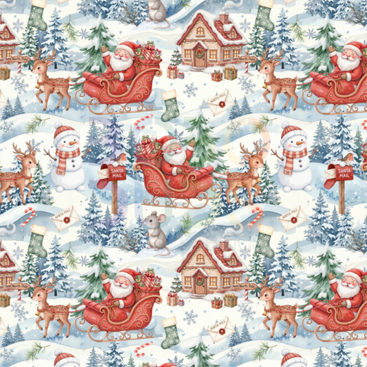 Santa sleighing