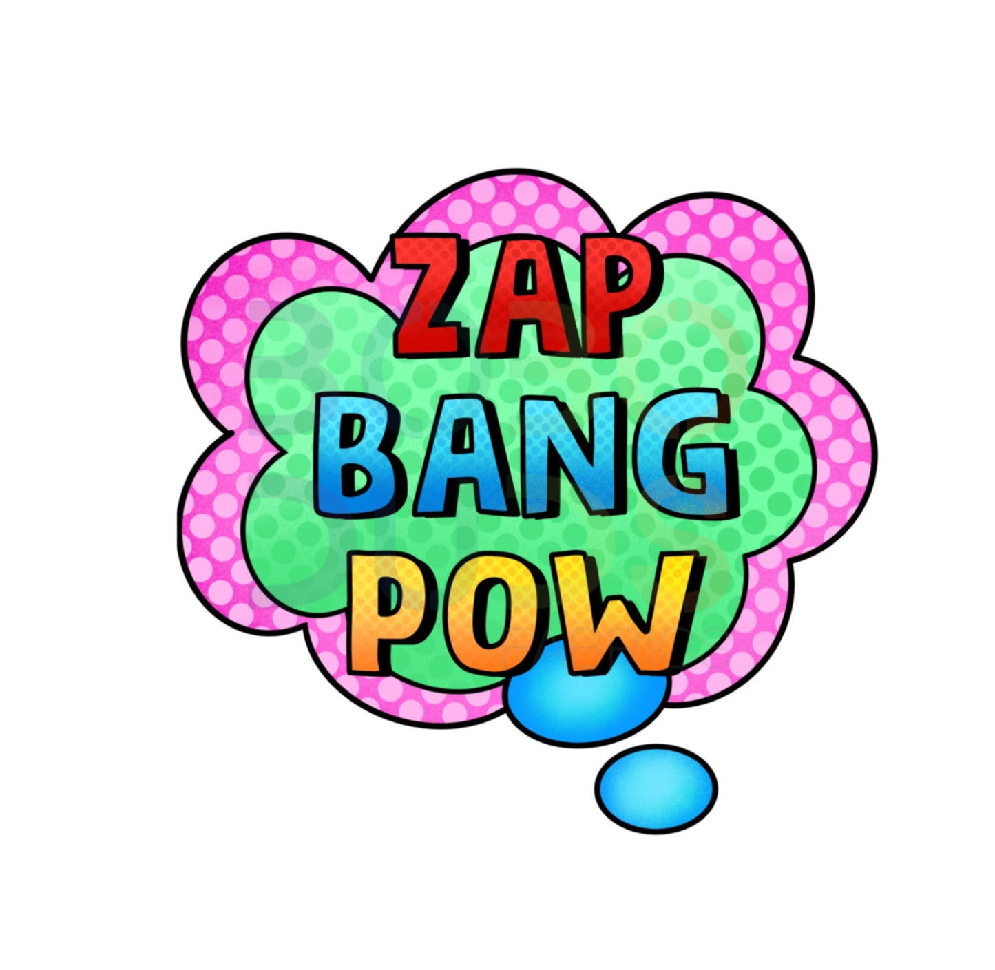 Zap Bang Pow Hero (PNG Transfer)