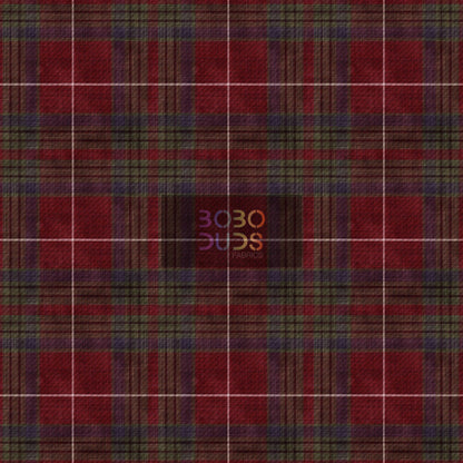 Red traditional tartan