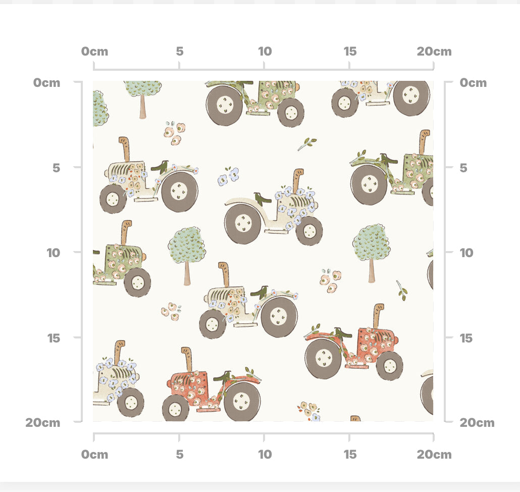 Spud tractors