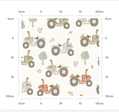 Spud tractors