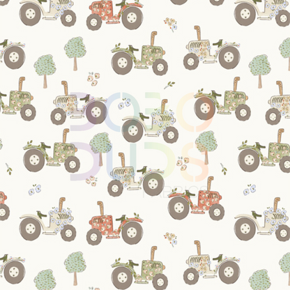 Spud tractors