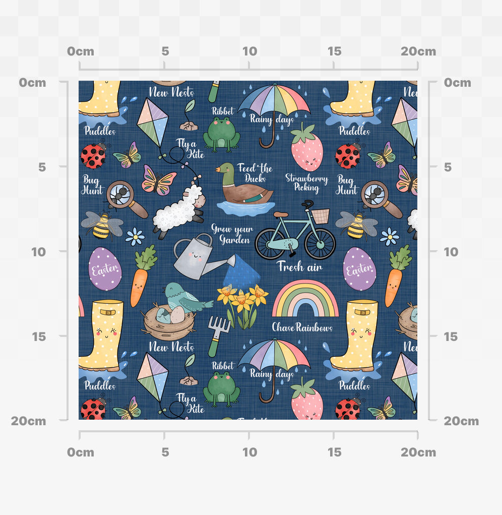 Spring Things Bob Everything spring (text) – BoBo DuDs Fabrics