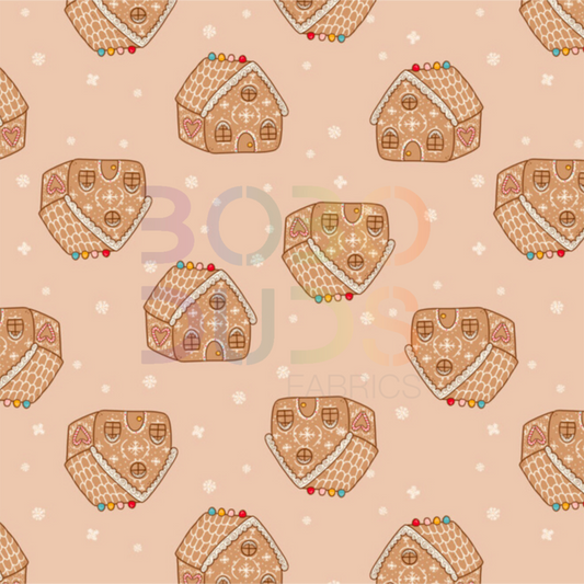 Gingerbread house (cotton)