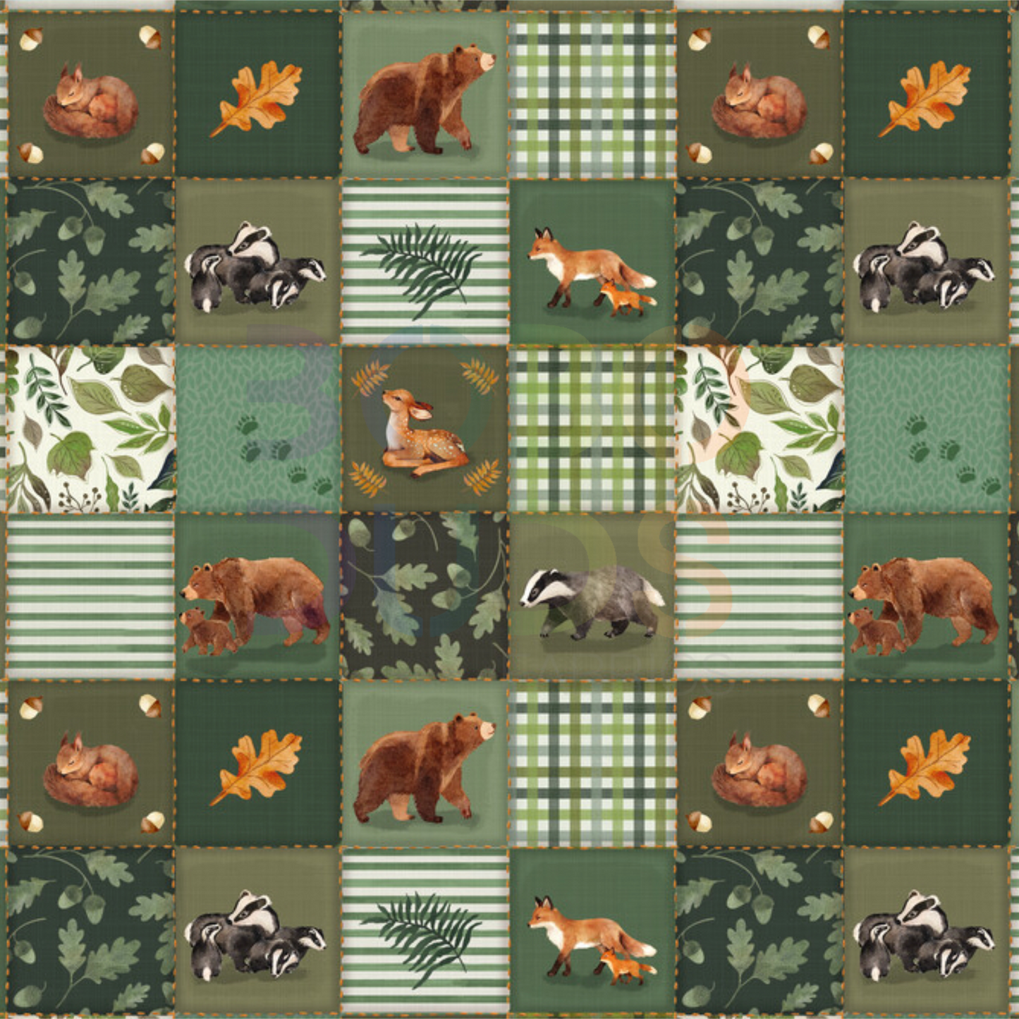 Moss quilt