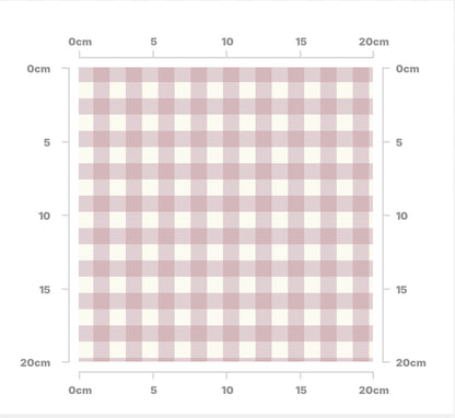 Dusty pink basic gingham