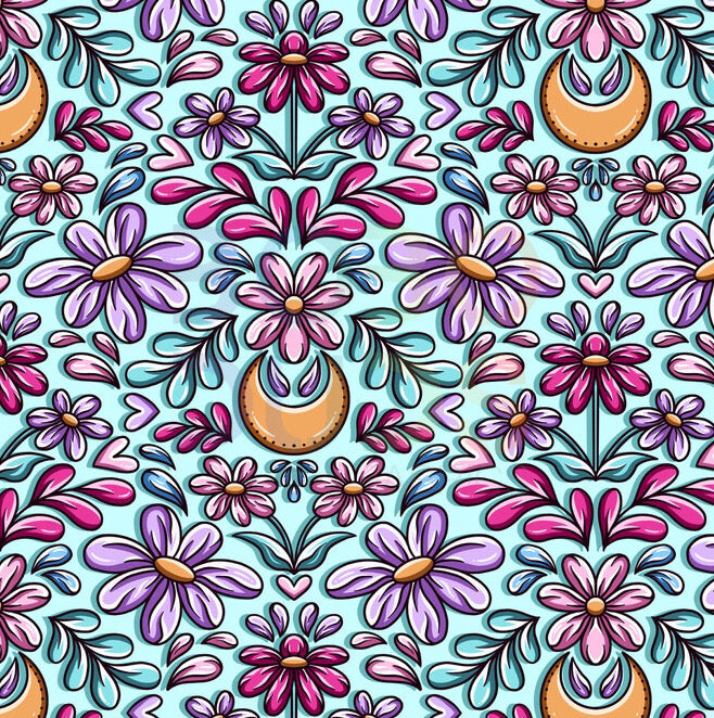 Symmetrical floral