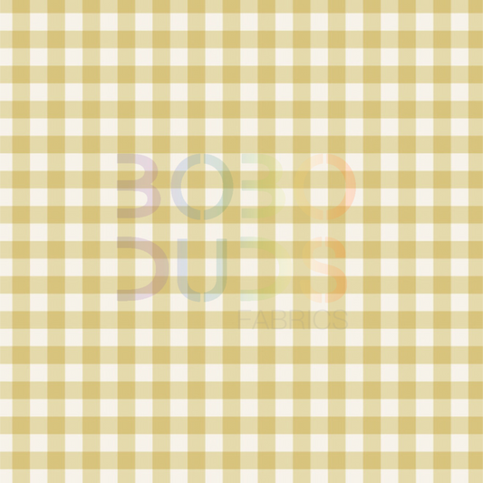 Yellow basic gingham