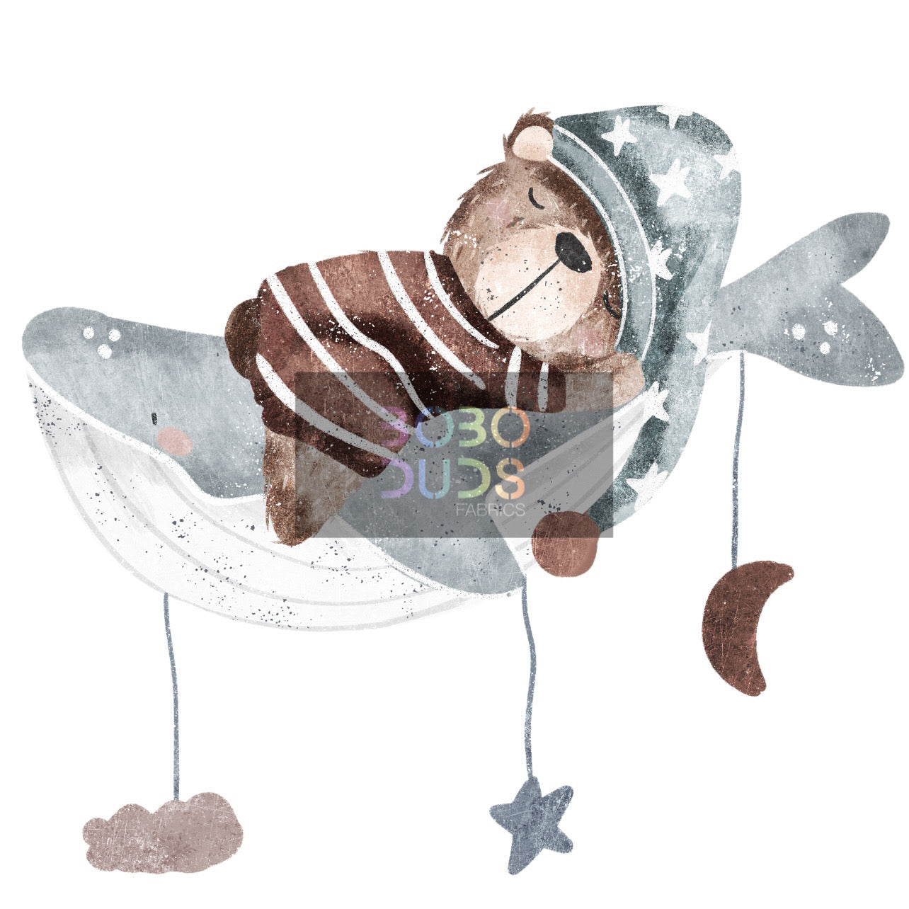 Bear and whale PNG transfer