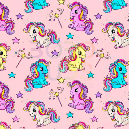 Rainbow ponies