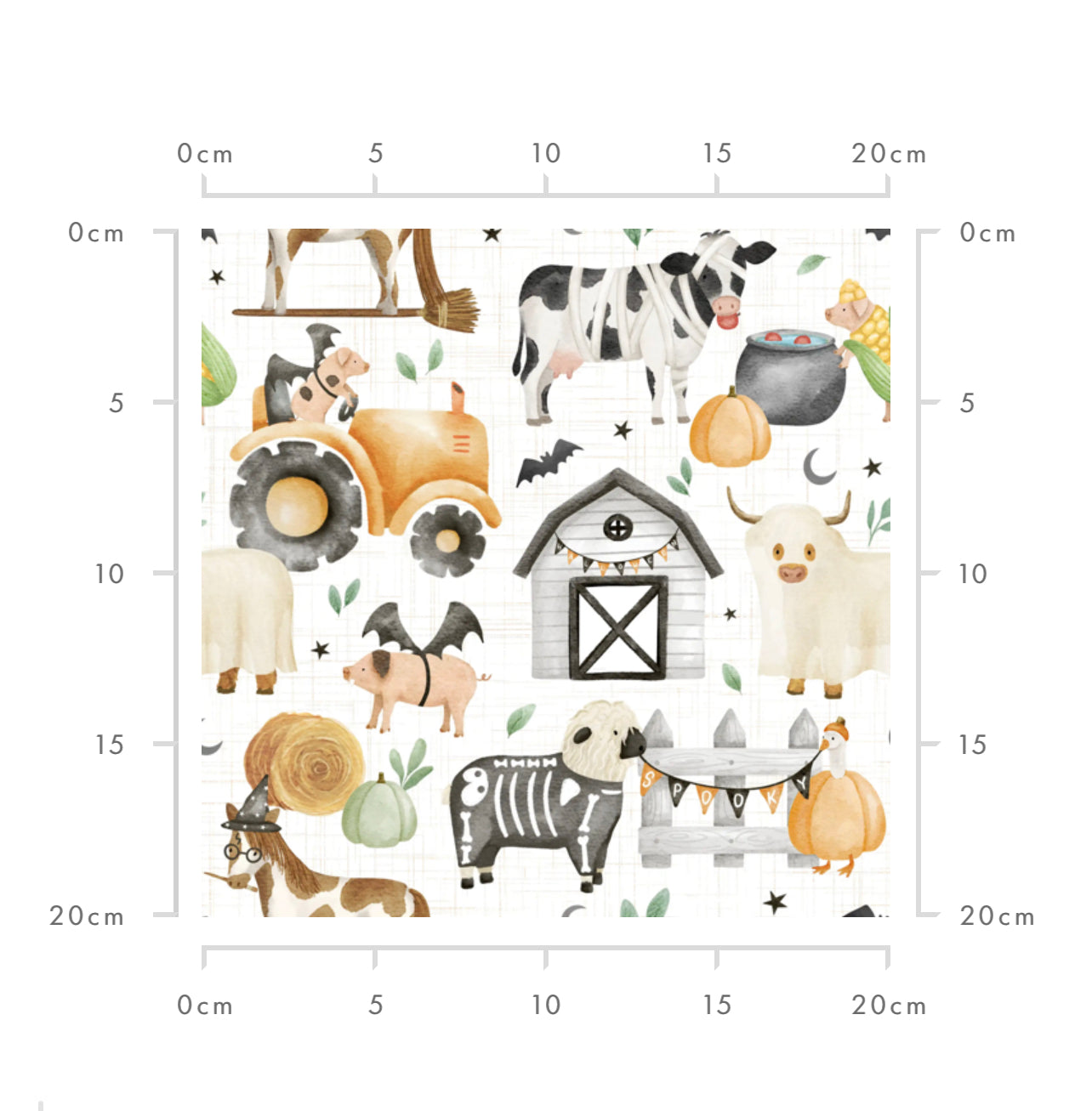 Halloween Farm (white)